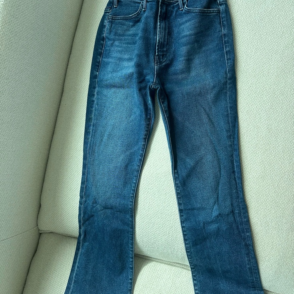 MOTHER Dark Blue Flare Jeans